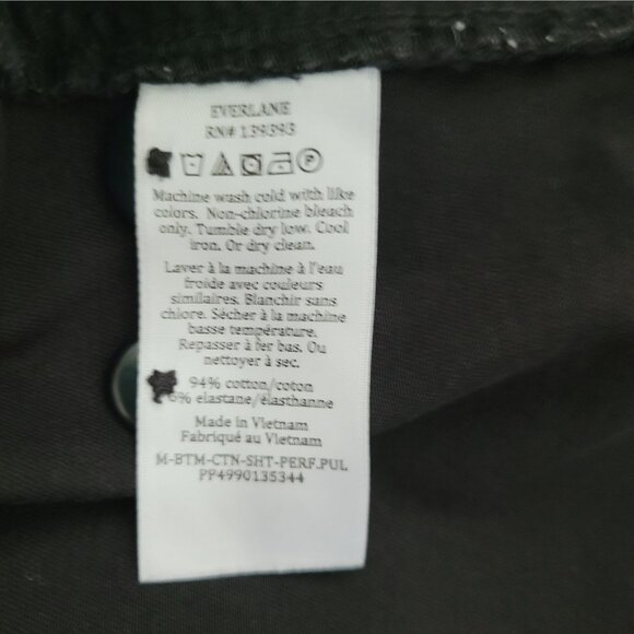 Everlane Shorts Mens Size XL Black Chino 7" Stretch Uniform Adult Preppy Casual - Picture 6 of 6